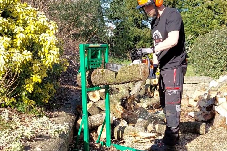 Stihl Chainsaw Log Holder